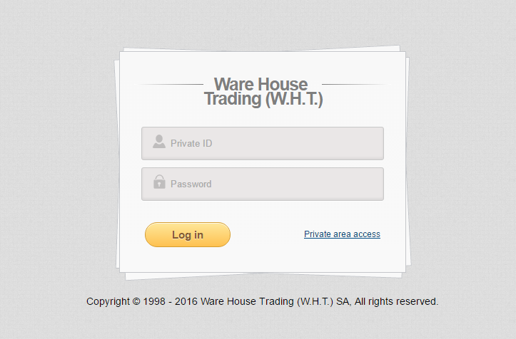 Ware House Trading W_H_T Scam
