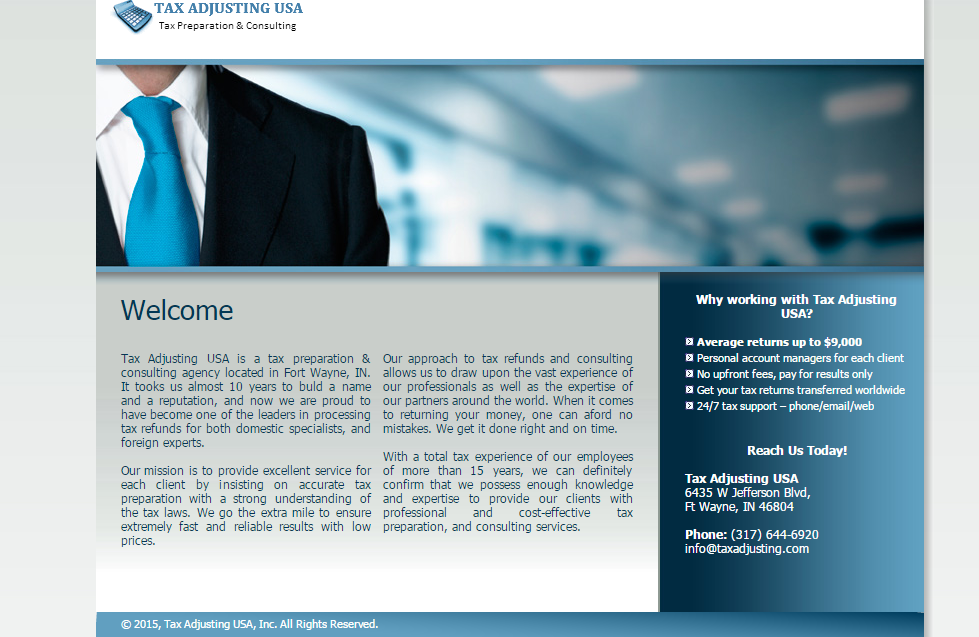 TaxAdjusting.com Scam Alert