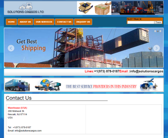 Solutions Cargos LTD Reshipping-Forwarding Scam