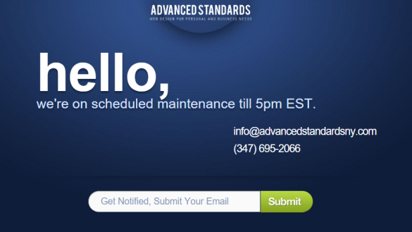 Advanced Standards Inc Account Manager Web Design Scam