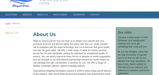 Royal Star LTD Senior Logistics Coordinator Job Scam